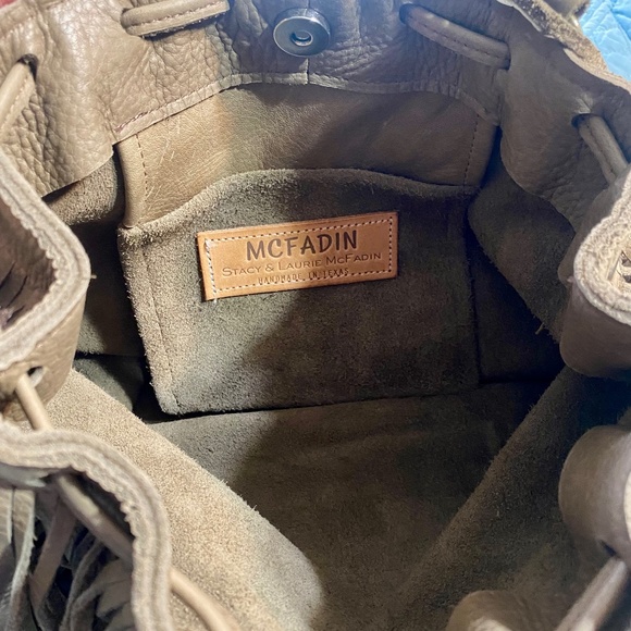 McFadin leather fringed backpack - Picture 3 of 3